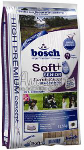 Bosch HPC Soft+Senior Farm Goat naminės ožkos mėsa vieno baltymo begrūdis vyresnio amžiaus šunims 12.5 kg
